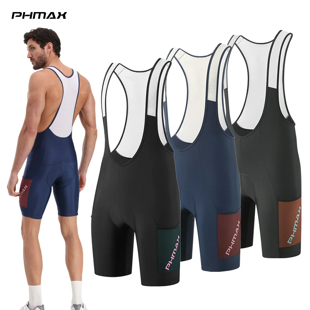

Мужские велосипедные шорты PHMAX с 5D силиконовой гелевой подкладкой, амортизирующие, для шоссейных велосипедов, летние, дышащие, для езды на велосипеде