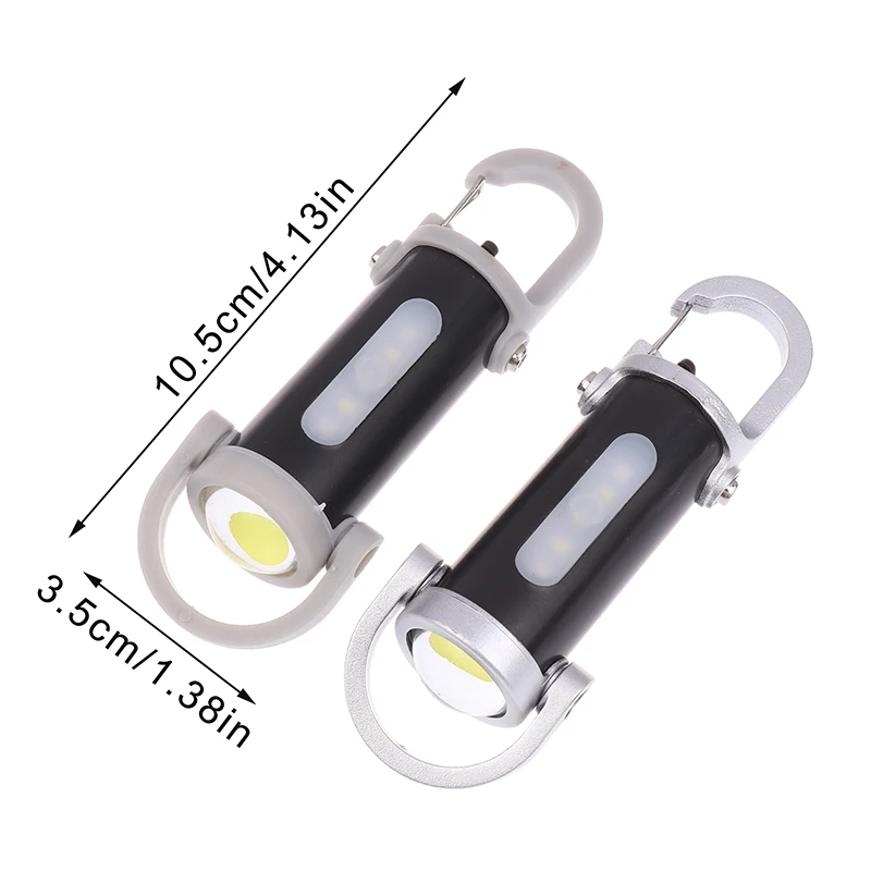 Type-C Mini Flashlight Rechargeable LED Keychain Light  Waterproof Work Light for Outdoor Camping Fishing Emergency USB Charging