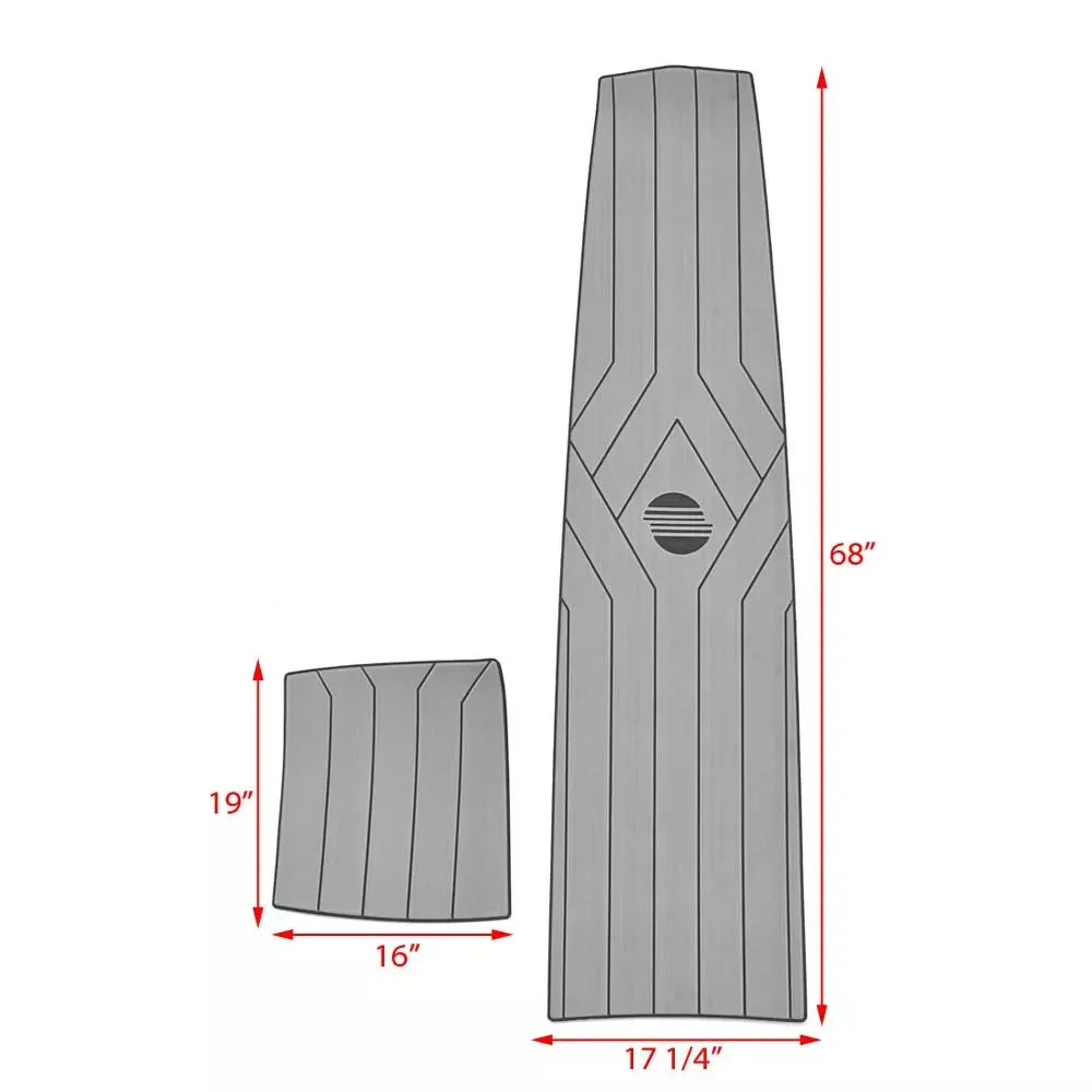 OEM Malibu Boat Bow Nose Non-Skid EVA Floor Mat 4745062|TXI 2017 (2 PC) 20240076