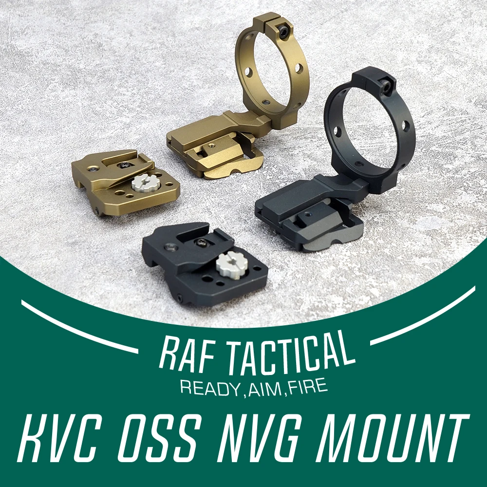 

SPECPRECISION Tactical KVC Obverse Shoe Set (OSS) Metal Helmet Mount INTERFACE PVS-14 Dovetail Base Conversion Adapter 2PS