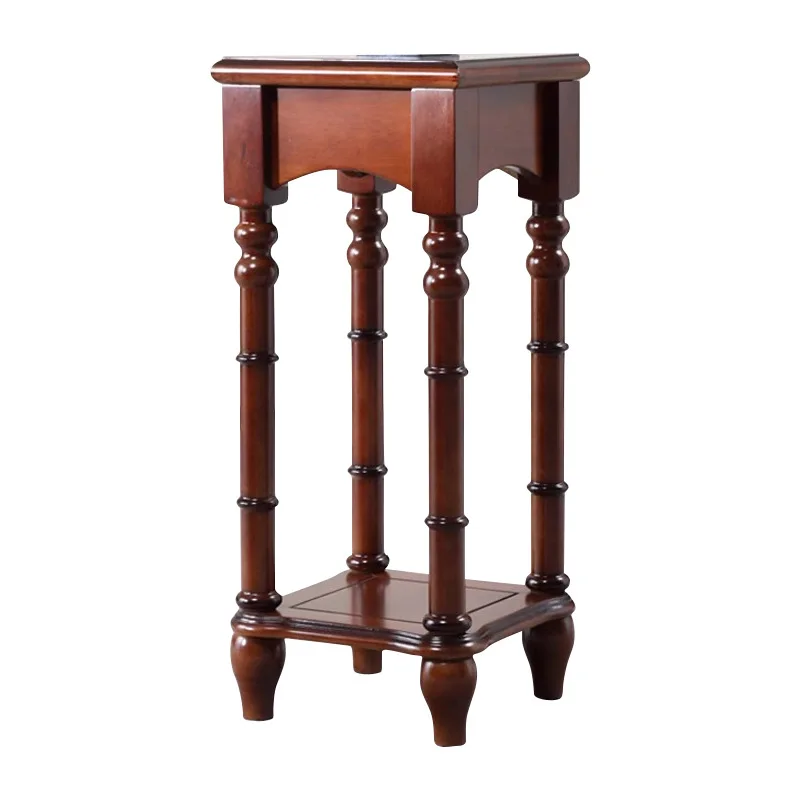 

Mahogany American flower stand decoration simple flower pot