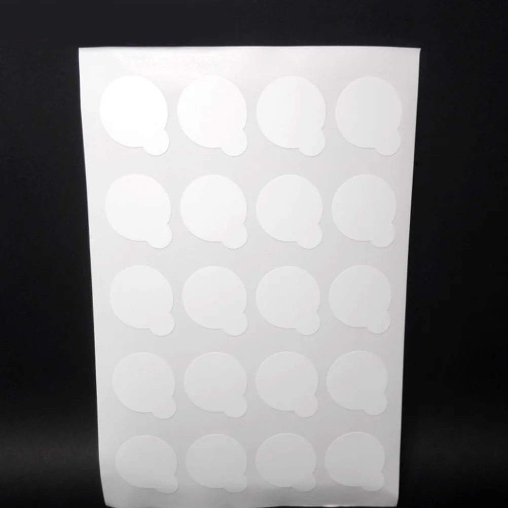 100 pcs Eyelash Glue Pad Stickers Disposable Lash Extension Gasket For Women Adhesive Holder Tool Small Size Oval Droplet