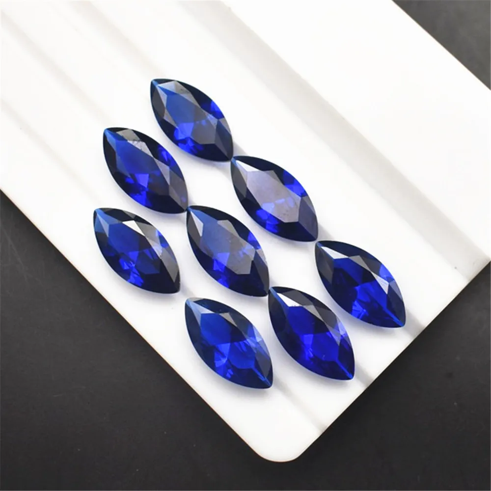 

High Quality Blue Spinel Marquise Cut Gemstone Faceted Vivid Blue Spinel Gem Suitable for Wax Casting BS040