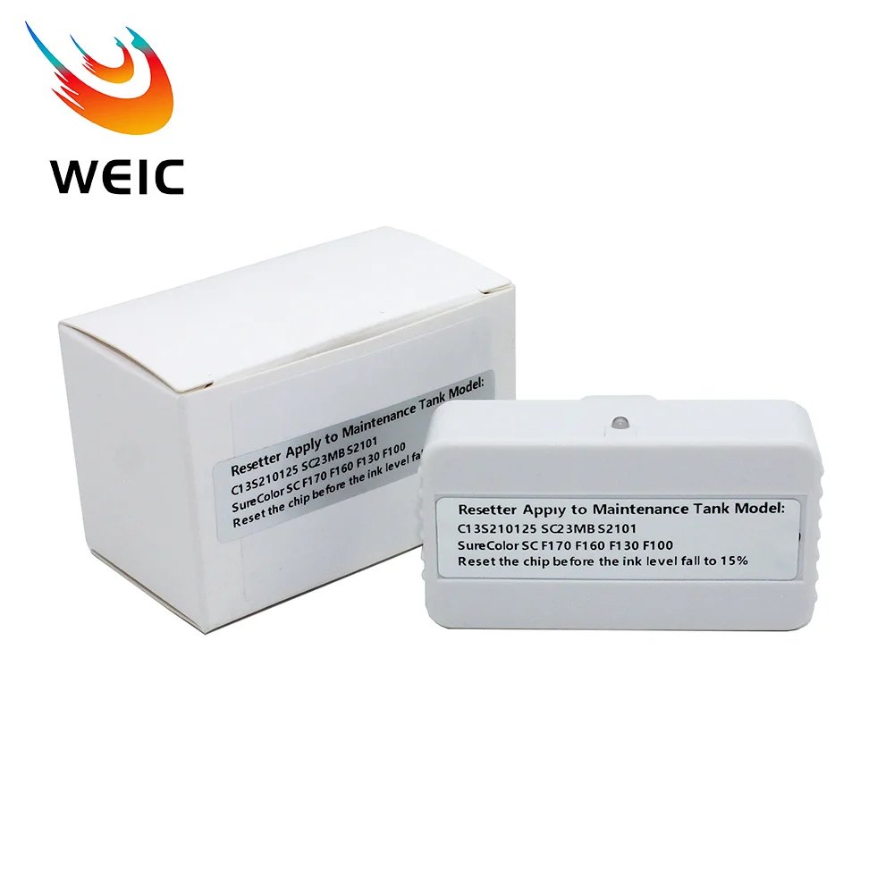 F170 Waste Ink Box Chip Resetter for Epson SureColor SC-F170 F100 F130 F160 Printer C13S210125 SC23MB