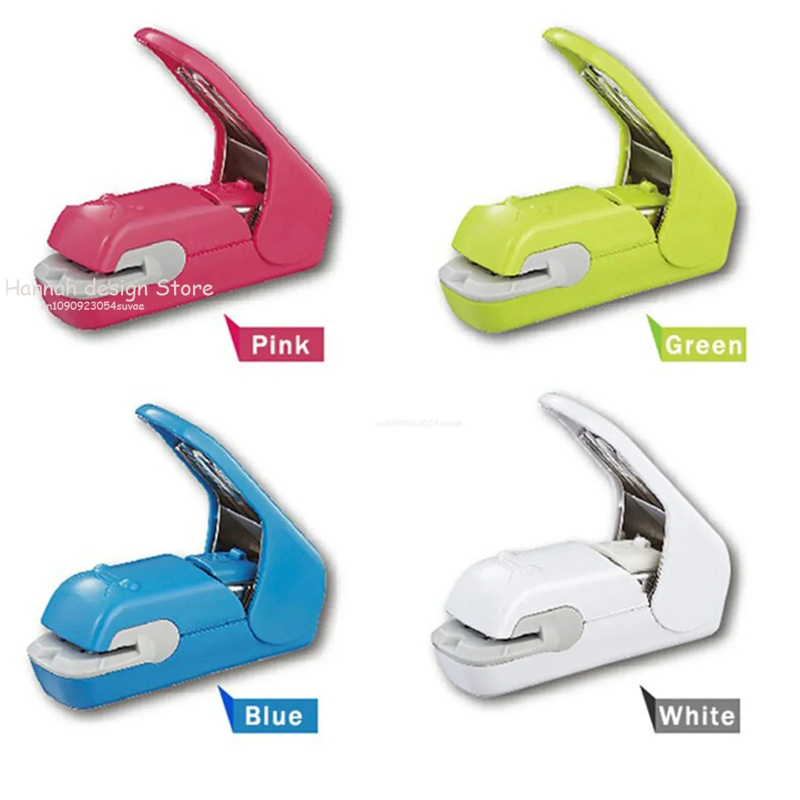 Staple Free Stapler Time Saving Effortless Needle Free Handhled Stapler Mini Portable Creative & Safe Student Office Stationery
