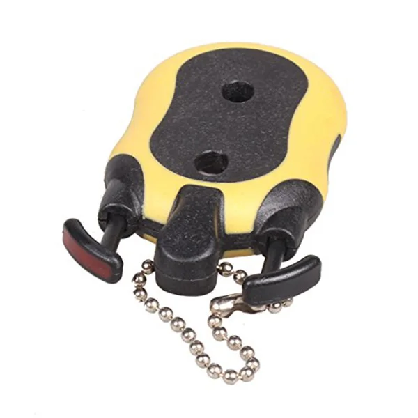 

Golf Score Counter 7x4x1 5cm Yellow Black Plastic Rubber No Keychain Scorer Dial Keeper Double 99 Person