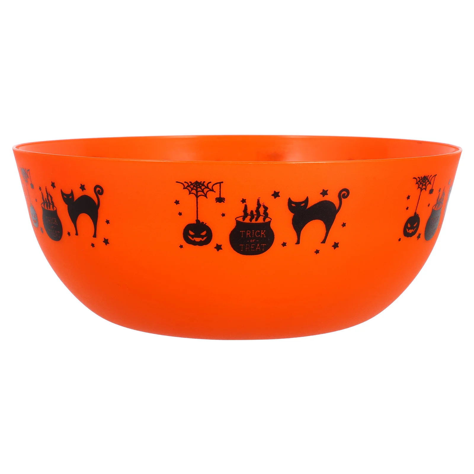 

Halloween Candy Bowl Large Plastic Reusable Party Serving Container Easy to Clean Spooky Candy Holder for Halloween