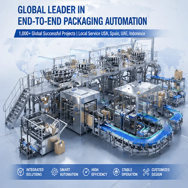 Automatic Rotary Premade Bag Snack Weighing Packaging Lines Snack Pouch Premade Bag Packaging Machine customize