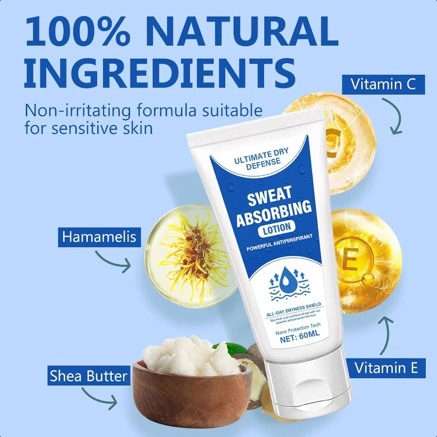 얼굴 발한 억제제 이마 얼굴 두피 뺨을위한 얼굴 땀 차단제 오일 감소 땀 감소 남성 여성에게 적합 60ml