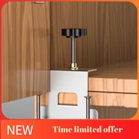 ABHU Cabinet Door Panel Mounting Jig Multi-Role Panel Positioning Fixing Clamp Wood Board Handle Install Punching Locator