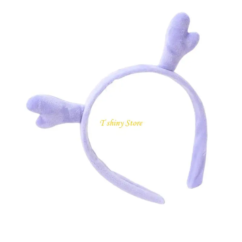 N58F Nezha Pałąk nagłówka Furry Plush Buns Hryzur