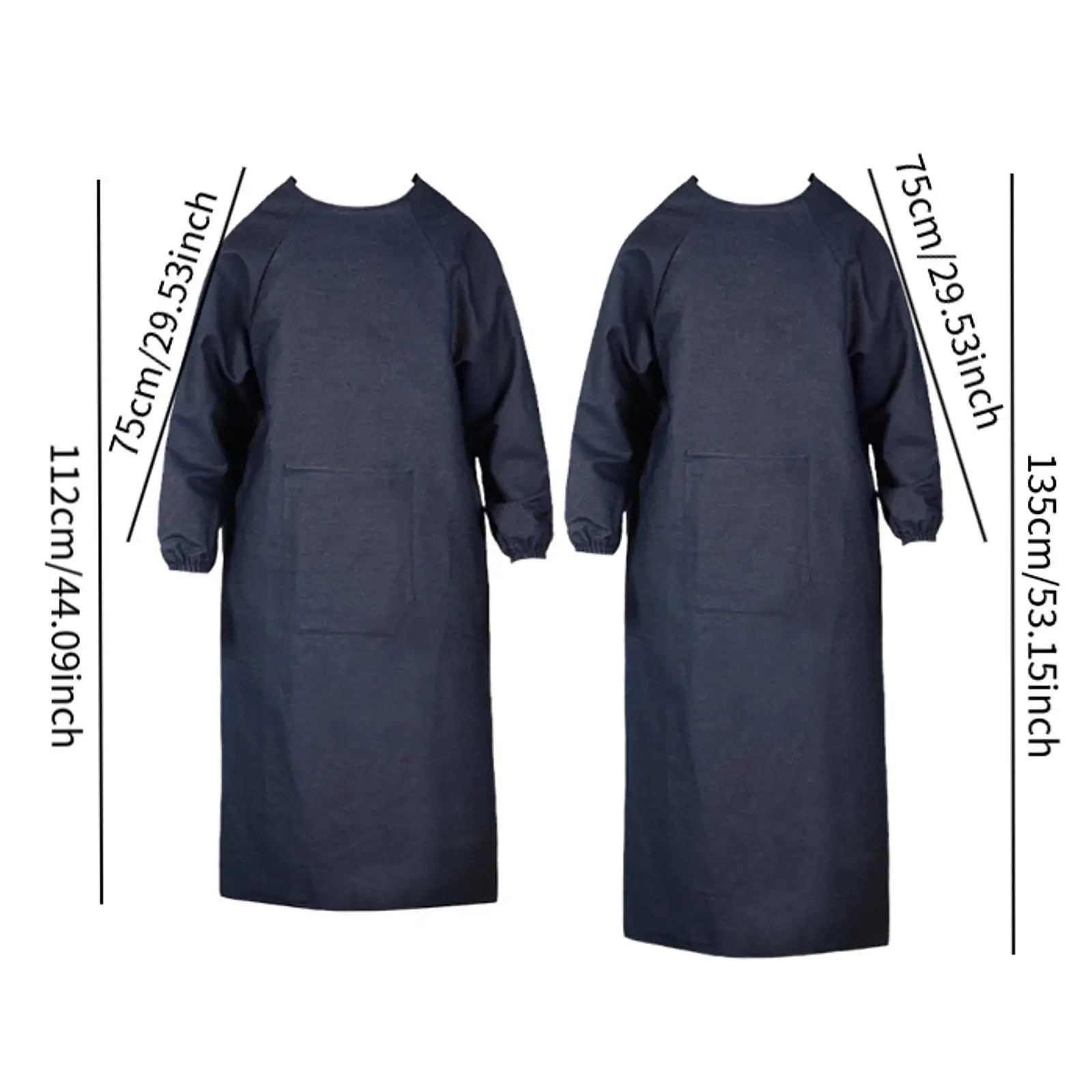 Сварочный фартук с карманным фартуком с длинными рукавами, сверхмощный для ковки, работы по дереву