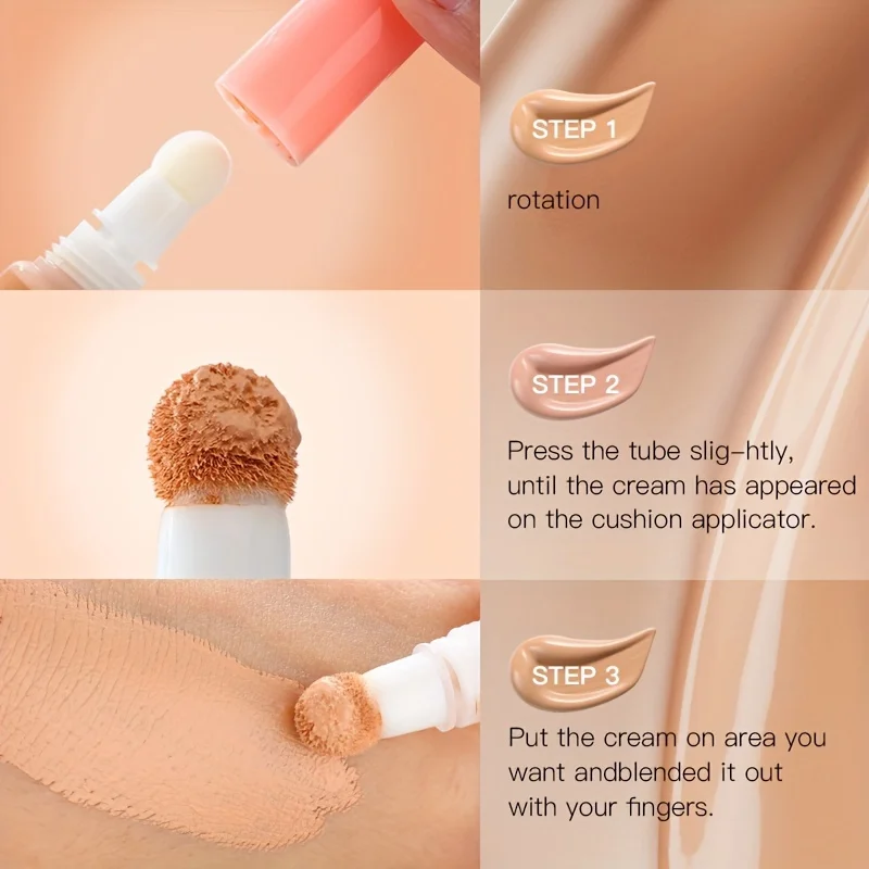 คอนซีลเลอร์กันน้ำและกันน้ำมันอูชาส มีให้เลือก 12 สี มีน้ำหนักเบา ระบายอากาศได้ดี และให้การปกปิดที่เรียบเนียนและสม่ำเสมอ