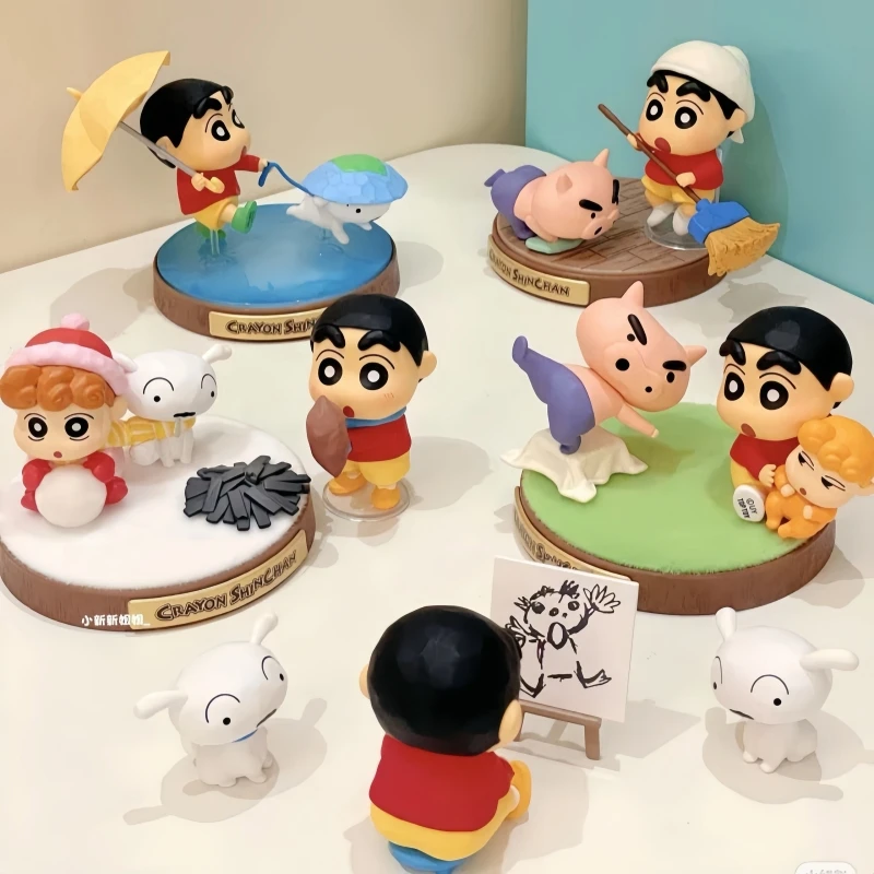 

Hot TOPTOY Crayon Shin Chan Memory Echo Series Blind Box Mystery Box Caixa Sorpresa Girls Anime Figures Cute Model Gift In Stock
