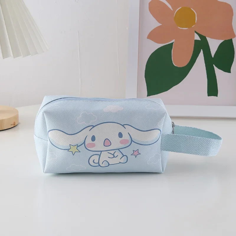 Astuccio per matite Sanrio Cartoon Cinnamoroll borsa per studenti borsa per cancelleria per scuola di grandi dimensioni borsa per bambini regalo di