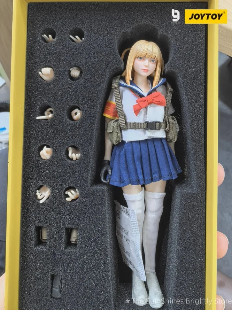 JOYTOU LEVEL9 Chaos Frontline Series Maple Leaf Tactical Team Trio Mobile Doll Maßstab 1:12 Handgefertigte Actionfigur zum Sammeln