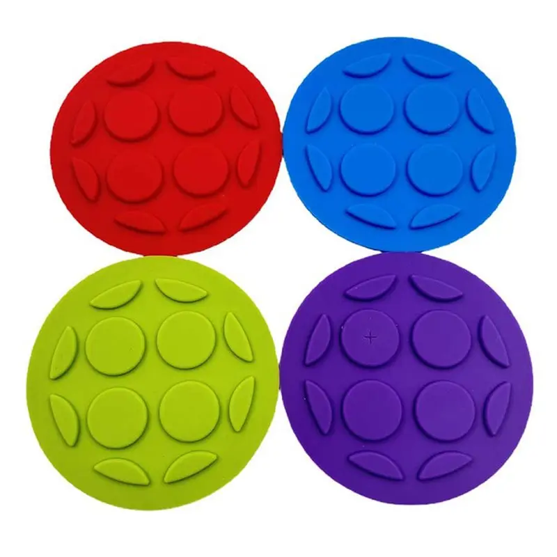 BHTS-Fermentation Lids-For Wide Mouth Mason Jars-Silicone Self-Burping Lids One Way Waterless Airlock Valve, 4-Pack