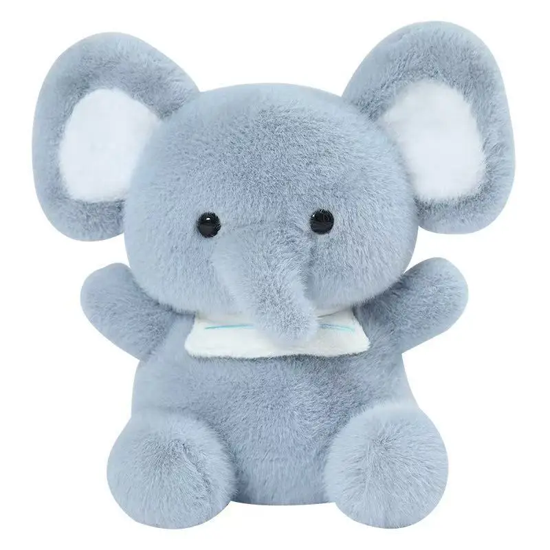 18/23 cm Simulatie Nieuwe Olifant, Kitten, Kleine Beer, Vos Pop Gevulde Knuffel Cartoon Anime Cadeau voor Kinderen Leuke Pop