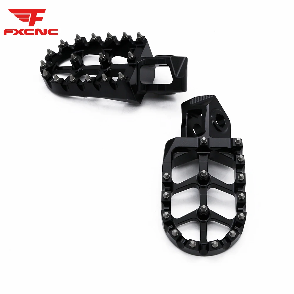 

For 300 EXC 2024 2025 CNC Dirt Pit Pivot Bike Shark Tooth Foot Pegs Footpegs Footrests Pedals