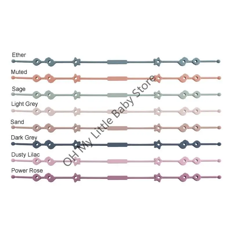 

M76C Toy Safety Straps for High Chair Cribs Toddler Toy Bottle Harness Straps Cup Straps Baby Pacifier Teether Straps