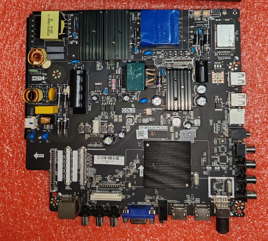

TP.MS638.PC822 Dual core WiFi network 4K TV motherboard, tested well, physical photo for 110V --180v 360ma