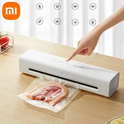 Xiaomi Automatic Vacuum Sealer With 10pcs Bag Insect-proof Moisture-proof Large Suction Intelligent Sense Food Pack Machine