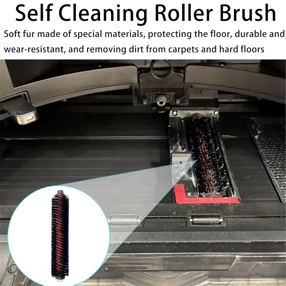 

AAAL For S8 Pro Ultra / S8+ Robot Vacuum Base Station Filter Sinks Replace Parts High-Speed Dock Self-Cleaning Brush