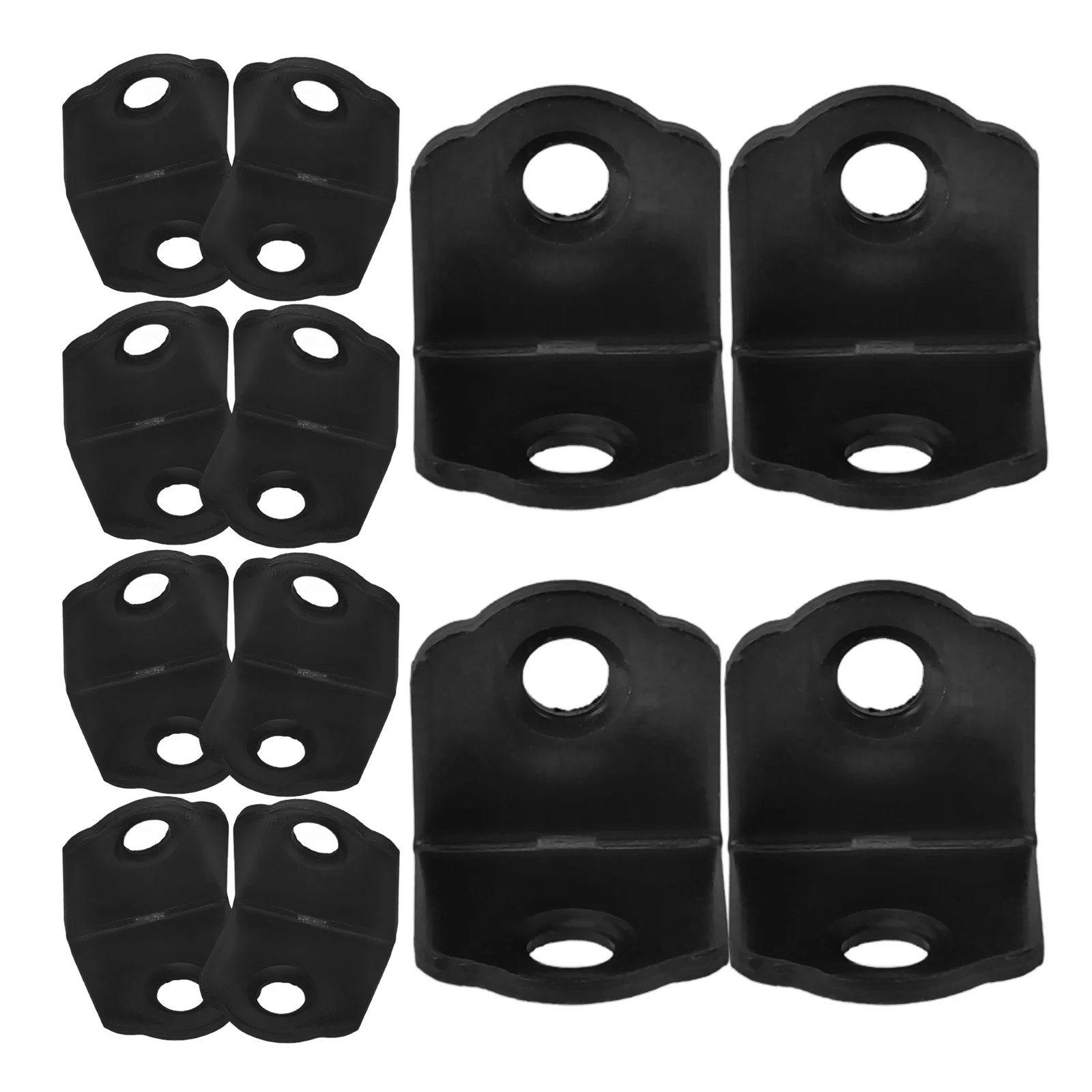 20 Pcs Right Angle Bracket Corner Braces Brackets for Wood Fasten Connector Shelf Convenient L-shape Support