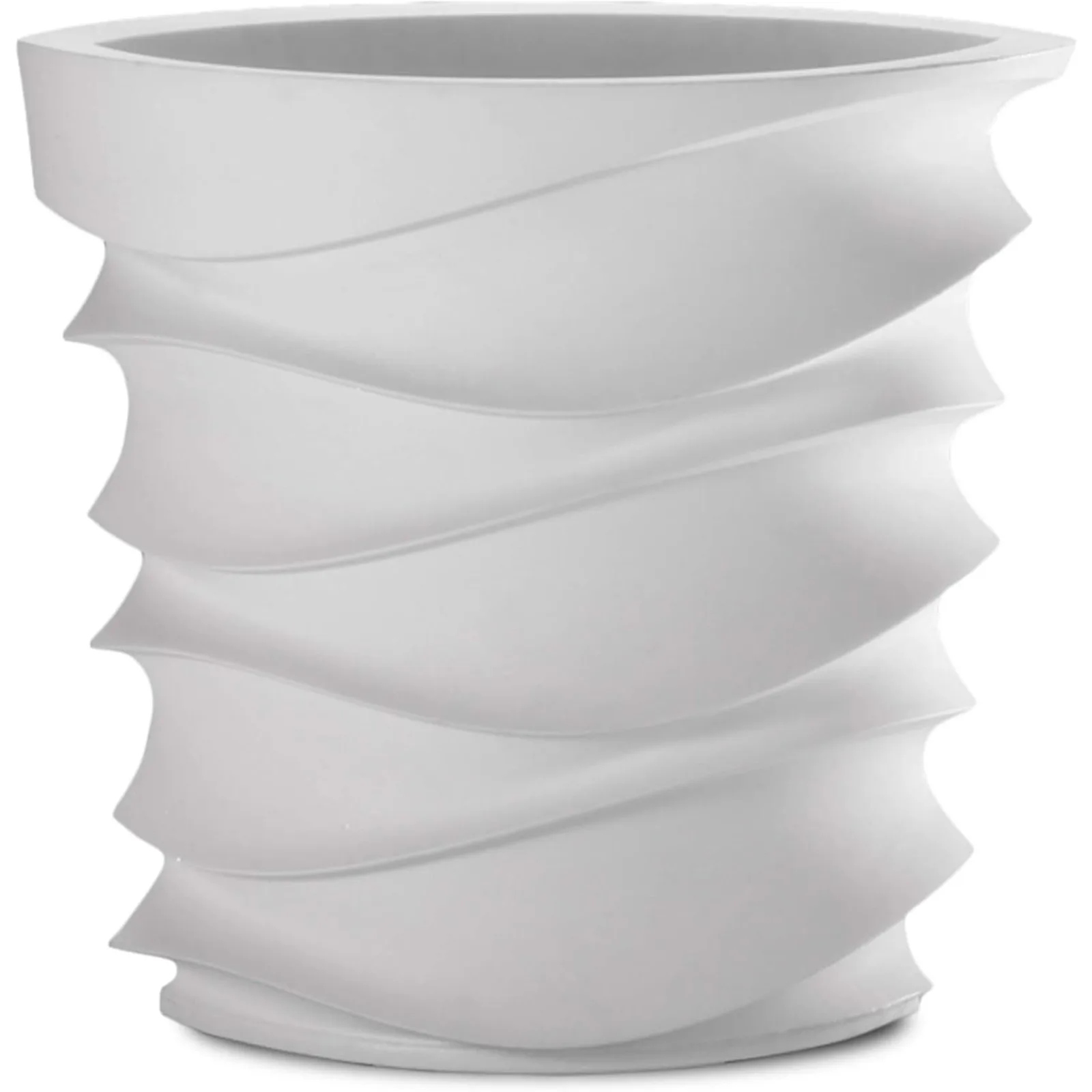 

US Eye Am Planter, Double-Walled Plant Pot, 26-Inch (Alpine White)