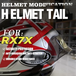 For ARAI For RX7X RX-7X RX7V EVO Chaser-X CORSAIR-X  Motorcycle Rear Trim Helmet Spoiler Helmet RX7X RR5 Spoiler Accessories