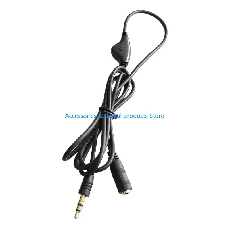 77JD 3.5mm Male to Female Sound Cable with Gold Plated Plugs for Clear Sound