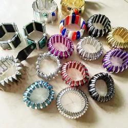 Acrylic Boho Plastic Party Show Bracelets Rock Punk Elastic Rows Stretch Bangles For Hiphop Lady Wristband Bijoux Jewelry
