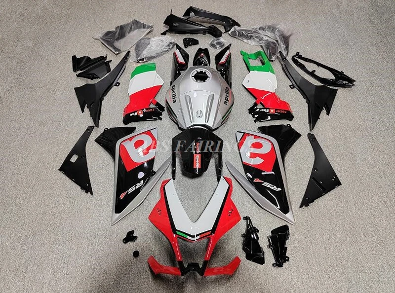 4Gifts New ABS Full Fairings Kit Fit for Aprilia RS4 50 125 2012 2013 2014 2015 2016 12 13 14 15 16 17 18 Bodywork Set Red Green