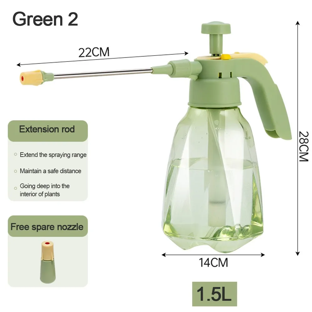 

New Plastic Watering Can Manual Garden Supplies Air Pressure Spray Bottle Garden Tools Disinfection Water Sprayer