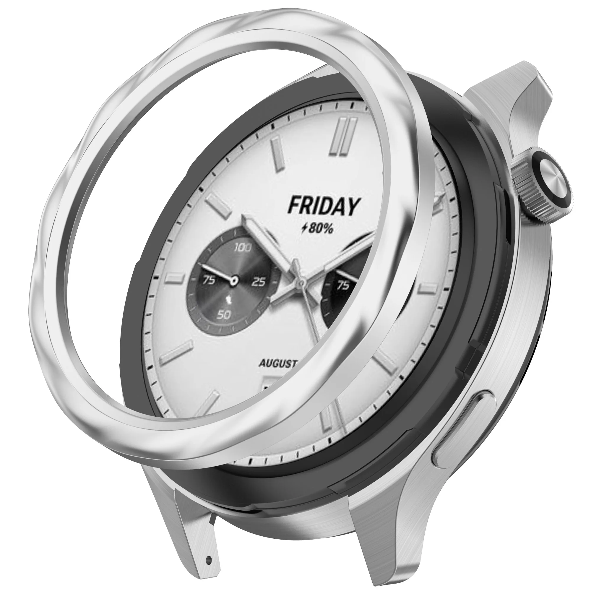 

Smartwatch Metal Bezel Protective Case Fit For Xiaomi Watch S3/ Watch S4 Anti-scratch Replacement Watch Rim