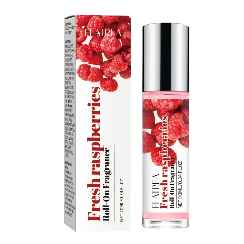 10ml Damski Perfumy Mini w Formie Rollerball z Zapachem Malinowo-Wiśniowym, Osiągające Długotrwałe Trwałość, Eau De Parfum, Świeże, Naturalne Perfumy w Rozmiarze Podróżnym