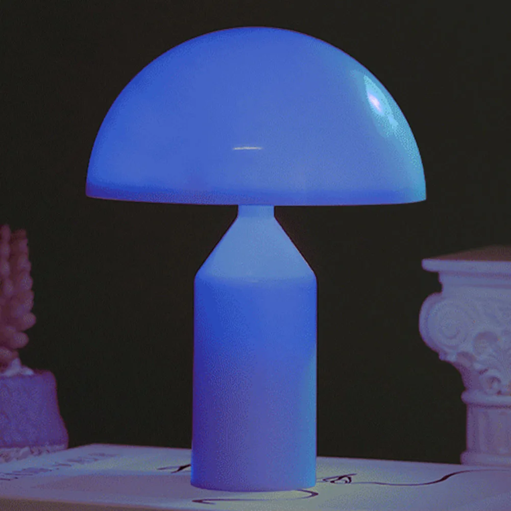 Mushroom Nightstand Lighting Lamp Brightness Adjustable Pat Light Color Changing Battery Operated Bright Bedroom Bedside Decor