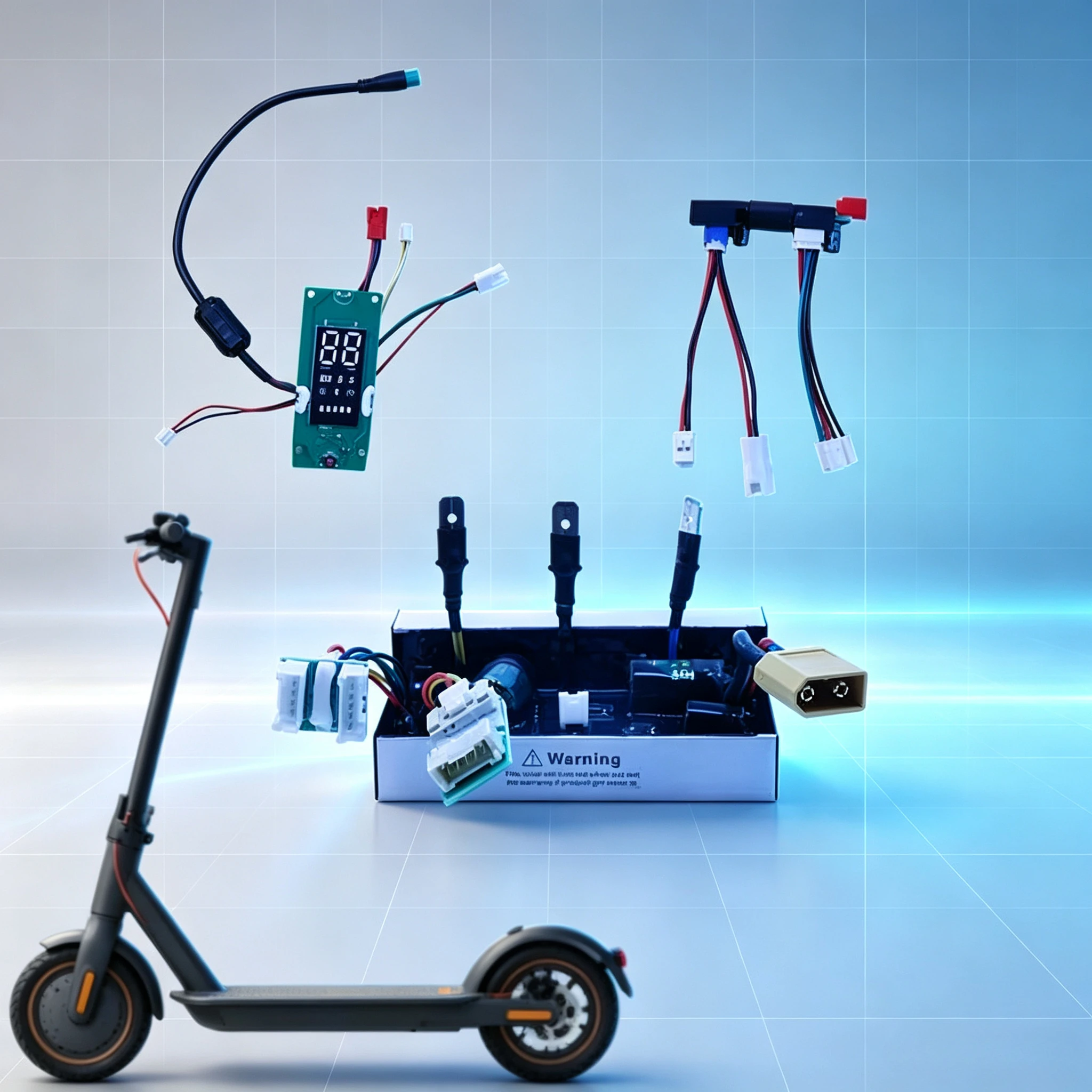 For Xiaomi 6 / 6  Lite Scooter 24-63V Upgraded 1200W Controller Kit Bluetooth APP, Self-Learning, 3-Speed (Unlockable), Cruise