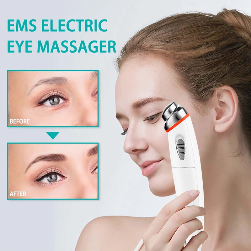 Mini masajeador de ojos eléctrico con vibración, antiedad, arrugas, eliminación de ojeras, rejuvenecimiento, cuidado de belleza, bolígrafo portátil, nuevo