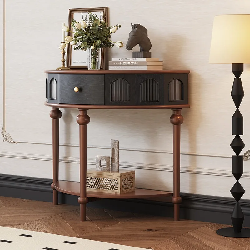 Medieval entrance table, French entrance cabinet, retro side cabinet
