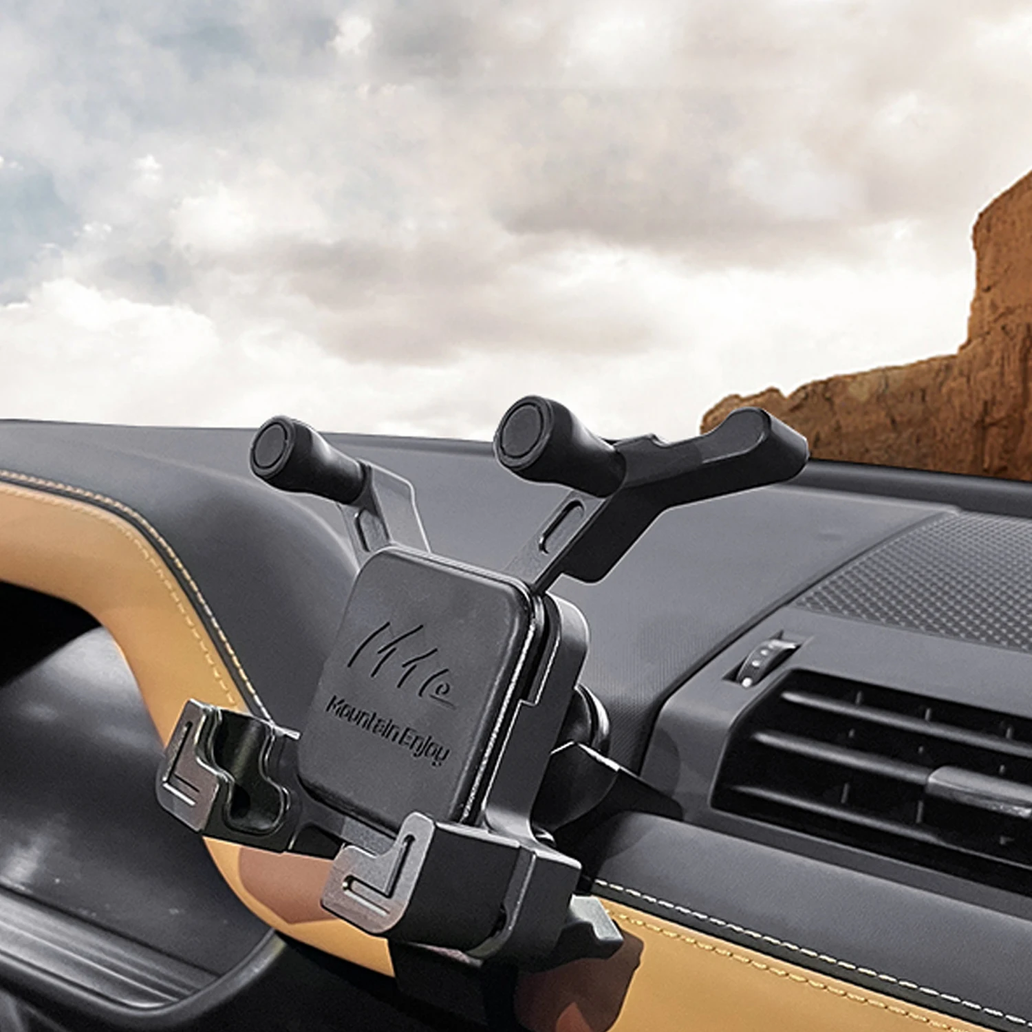 Phone Holder for Land Rover Defender 2020-2025 Aluminum Quick Release Air Vent Mount Secure Clip for Off-Road & Daily Driving