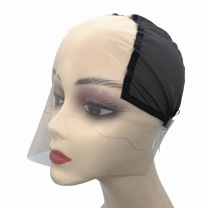 

13X6 передняя кружевная шапочка для парика с регулируемыми ремнями, дополнительные эластичные ленты и расческа для парика для вентиляции, аксессуар для изготовления завязывания париков