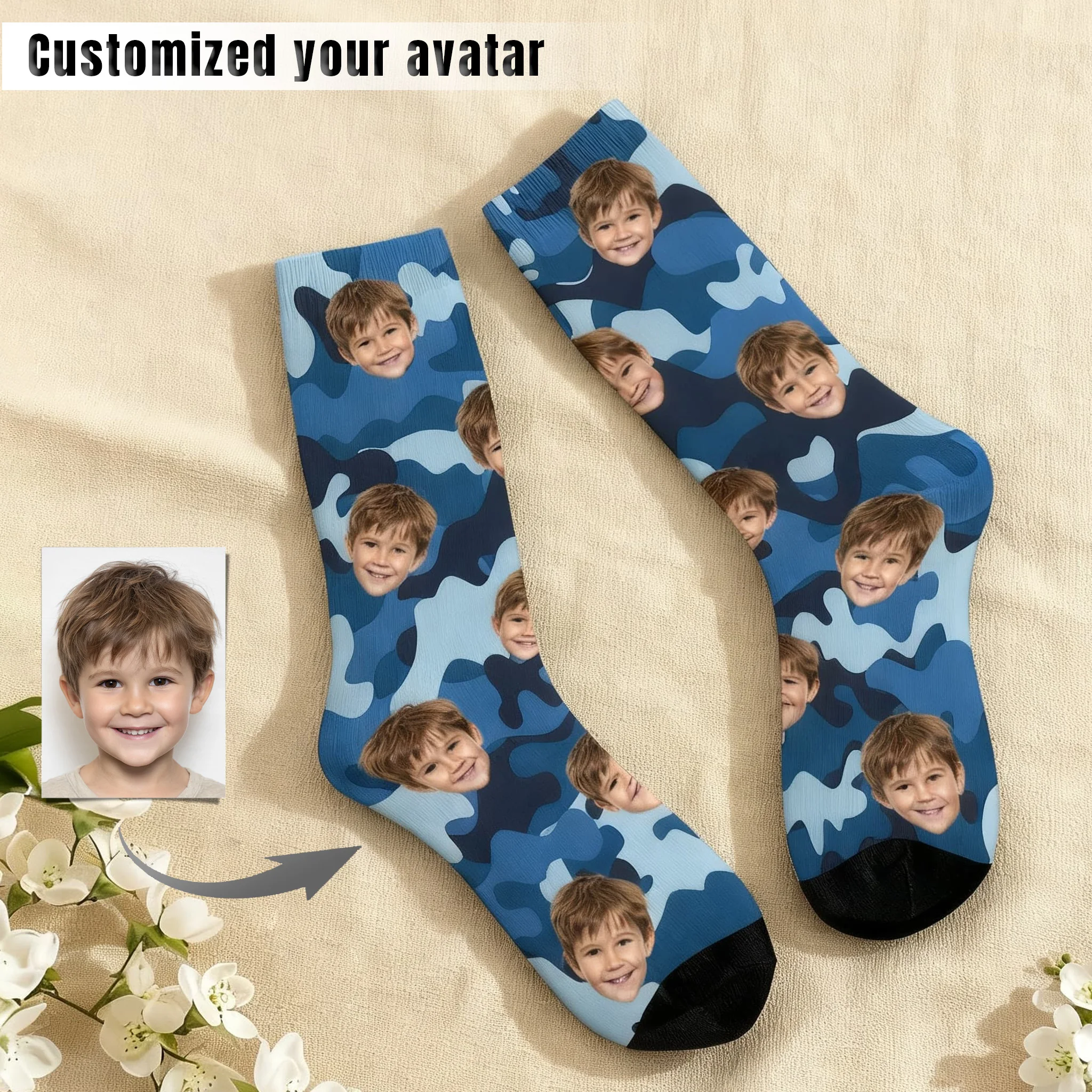 

Индивидуальные носки в форме лица. Носки унисекс по индивидуальному заказу. Носки с персонализированными картинками. Носки для фотографий. Носки по индивидуальному заказу в качестве подарков.