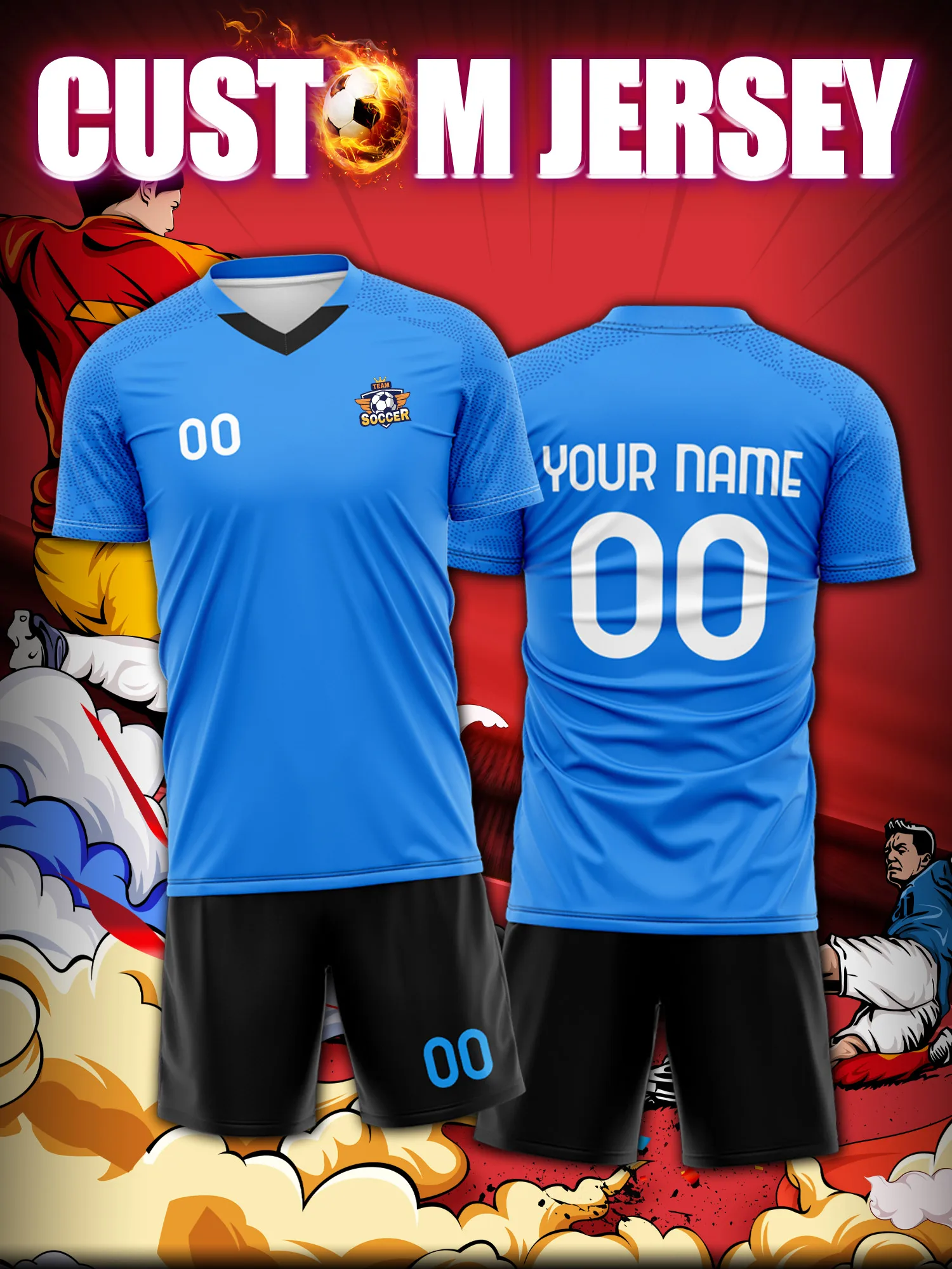 

Спортивные футболки с V-образным вырезом для мужчин и женщин 2026 года с индивидуальным нанесением имени и номера, быстросохнущие, модные, с технологией сублимации