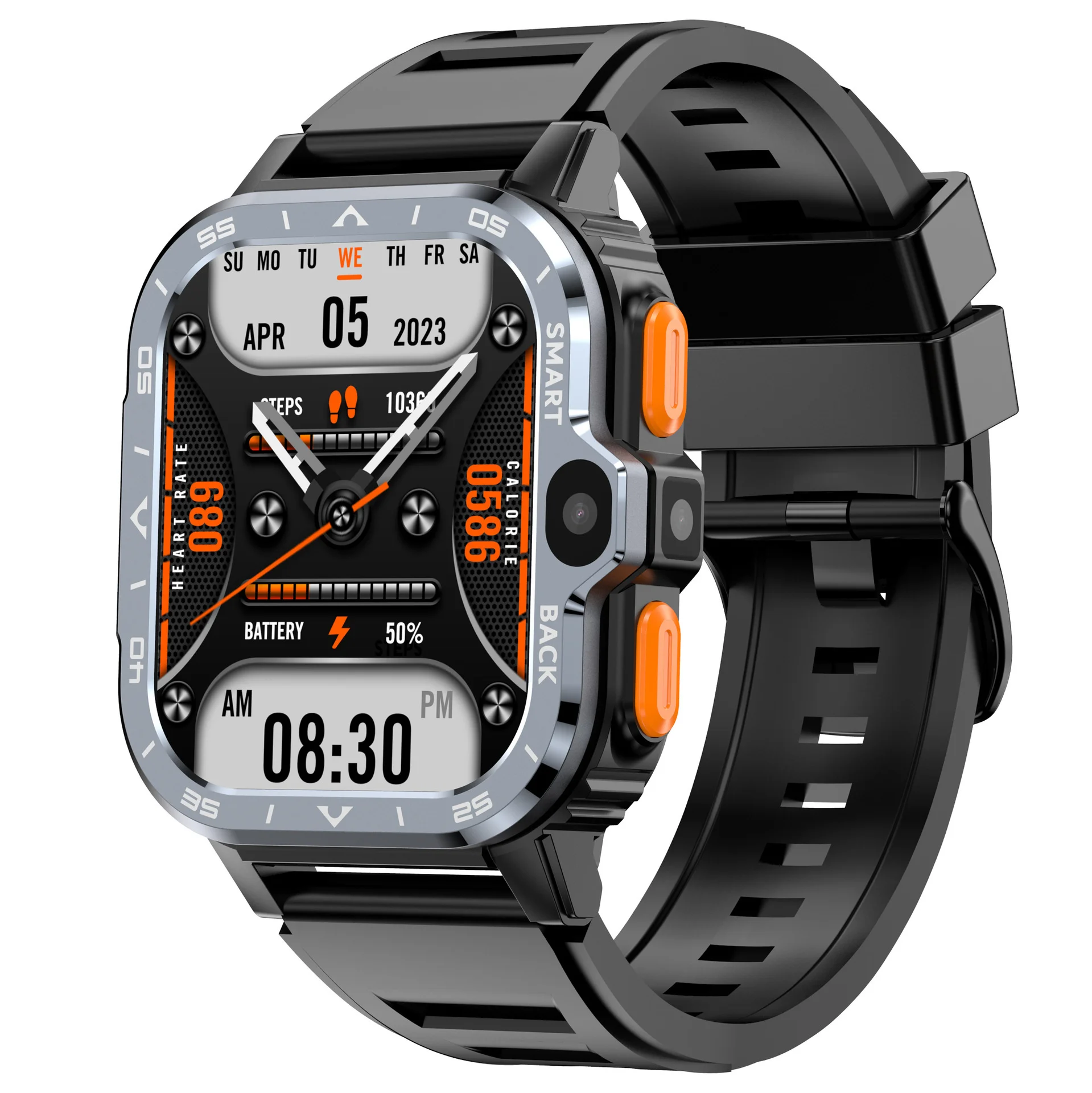 2026 PGD Android Smartwatch Men 4G GPS NFC HD Dual Camera 16GB/64GB ROM WiFi SIM Call Video Mini Phone