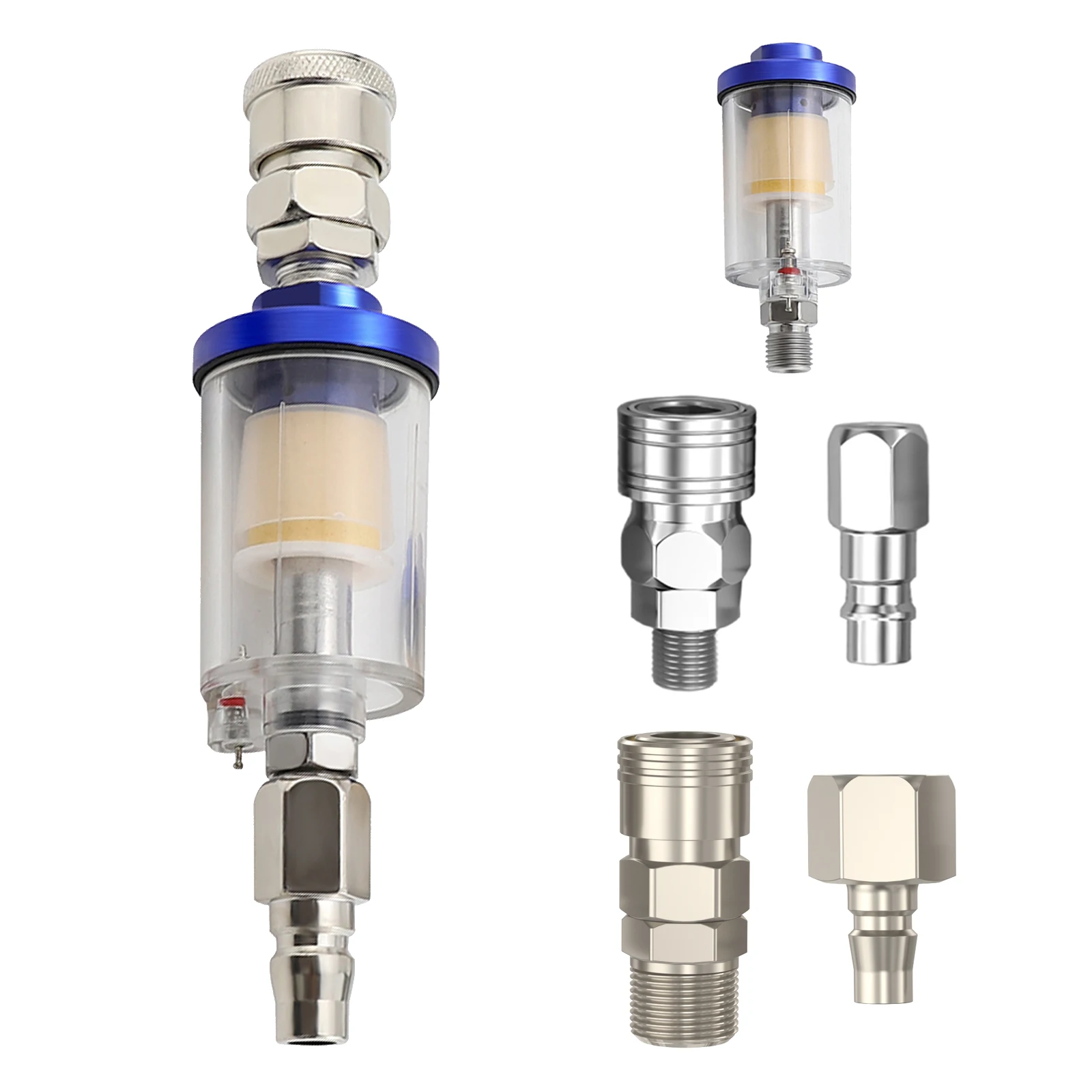 Spray gun oil-water separator filter, pneumatic air compressor filter, water filter, dry air pump, air-water separation filter