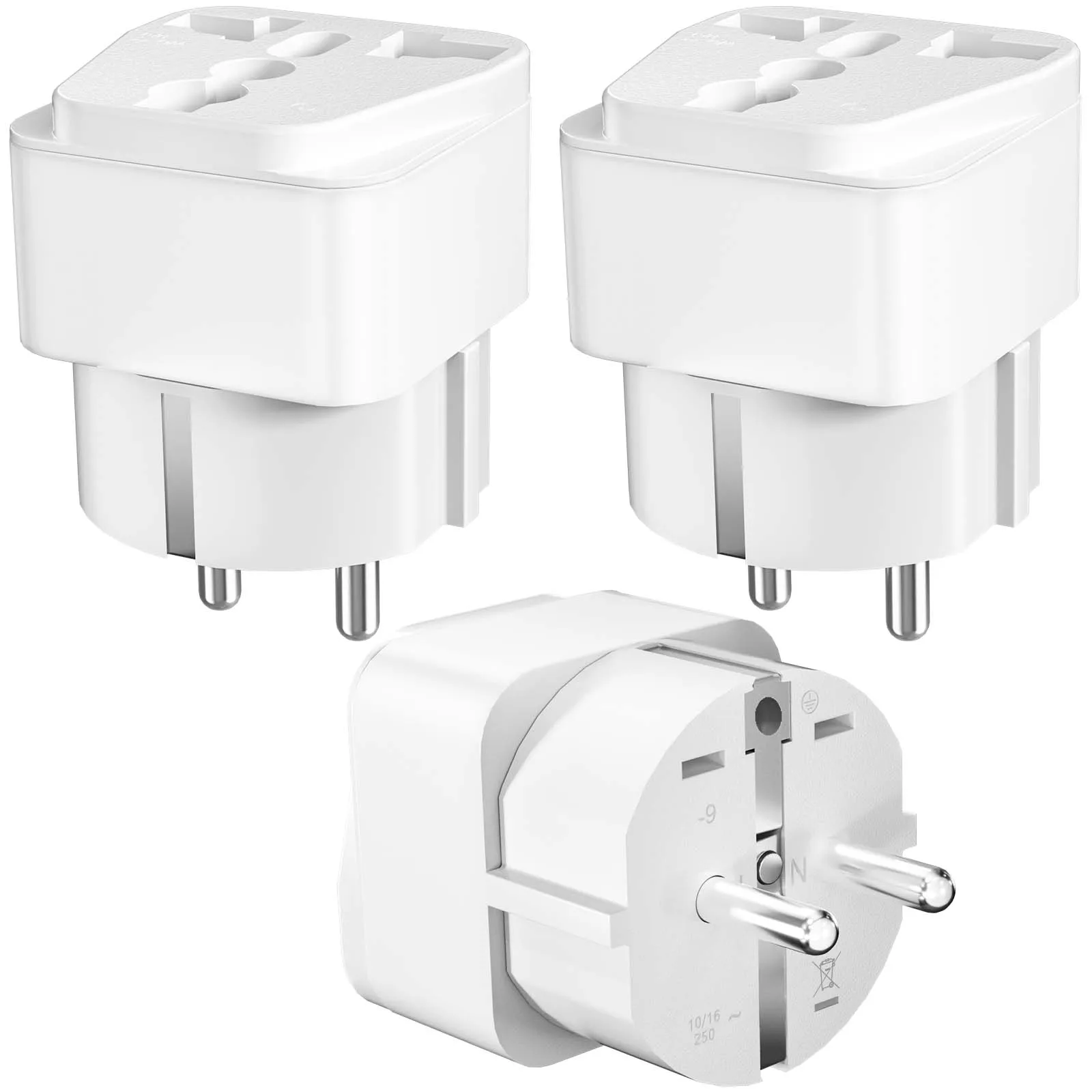 

Universal Travel Plug Socket Adapter AU EU to USA UK Korea Power Plug Adapter Japan Israel Brazil Travel Plug Converter 250V 10A