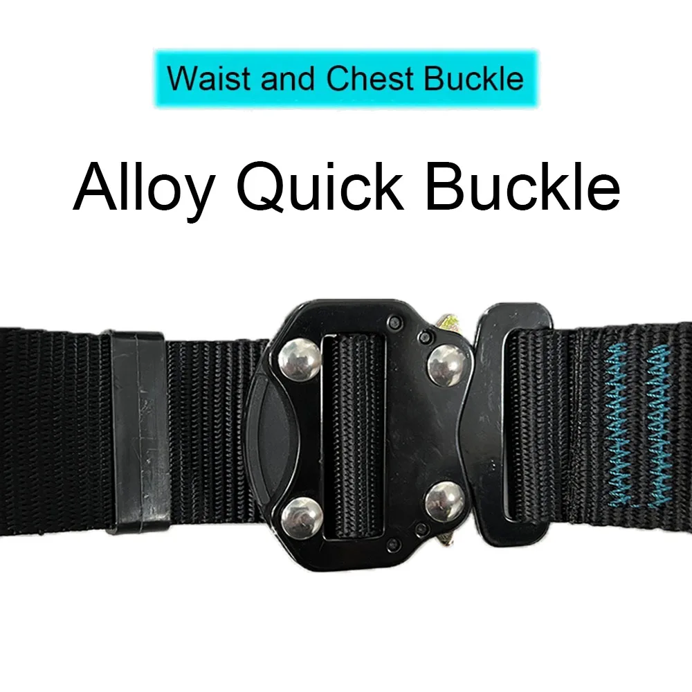 Three Point Work Safety Belt High-altitude Full Body Harness Safety Rope Hook Rock Climbing Electrician Construction Equipment