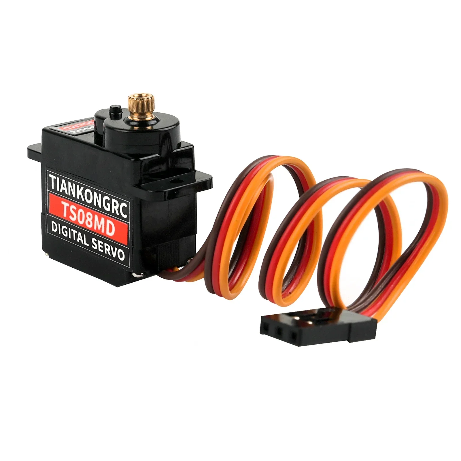 4PCS TS-08MD Digital Servo 1.8kg.cm Torque 12g Micro Metal Gear 180/270/360 Degree for RC Car DIY Robot (4.8-6V)