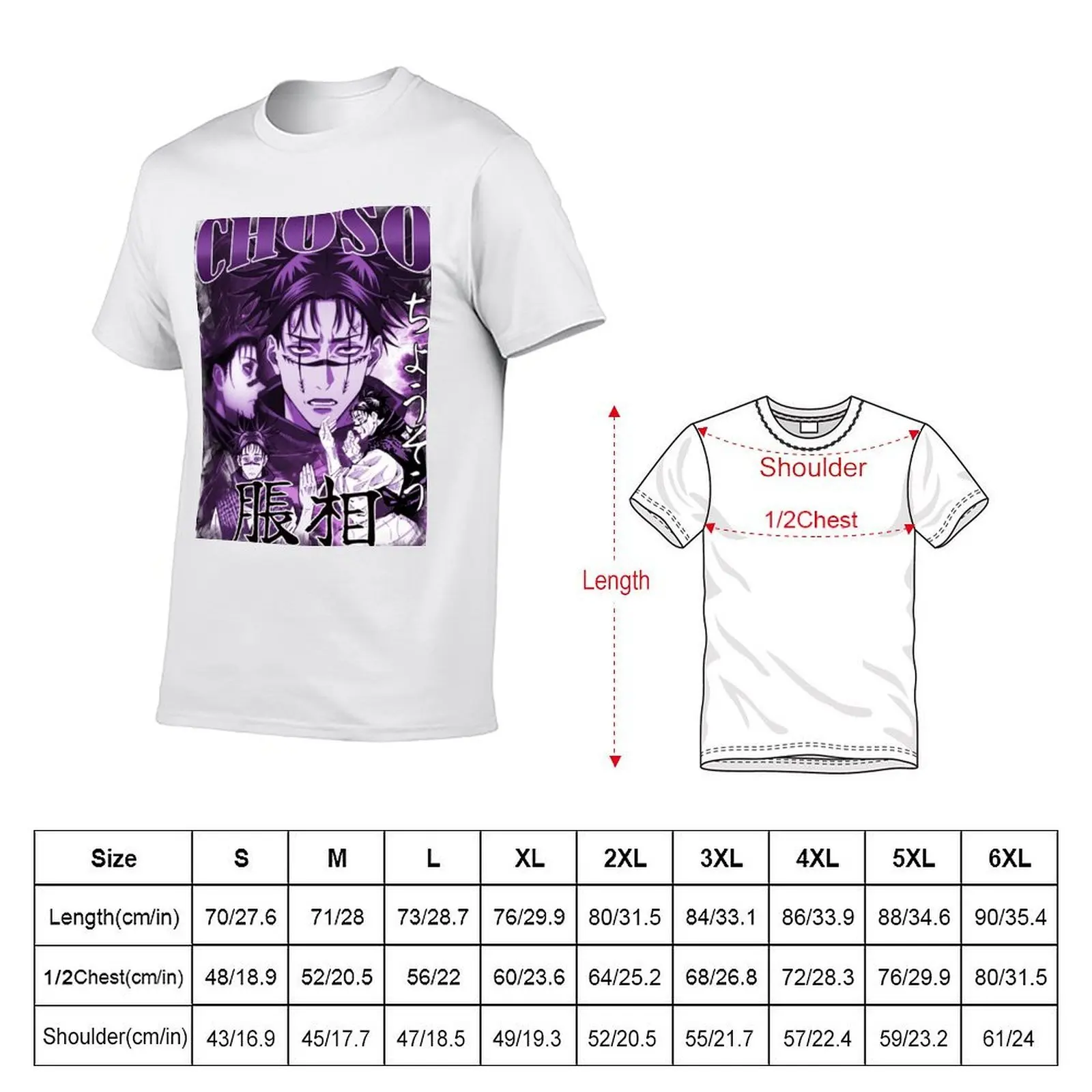 Choso Kamo, Toji, Yuji, Jujutsus Kaisen Movie, JJK T-Shirt man t shirt designer cotton tshirt 100% T-Shirt